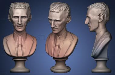 3D модель Никола Тесла (STL)